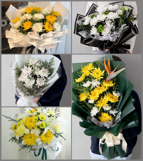 陕西铜川市王益区七一路街道白事花束代送